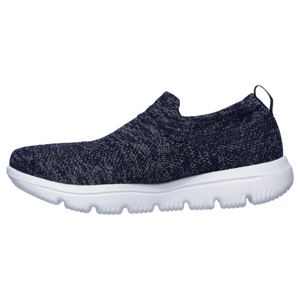15746 Navy Evolution Go Walk Skechers Fabric Sneakers