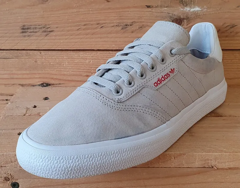 Adidas 3MC Vulc Low Leather Trainers UK10/US10.5/EU44.5 EE6087 Grey/White