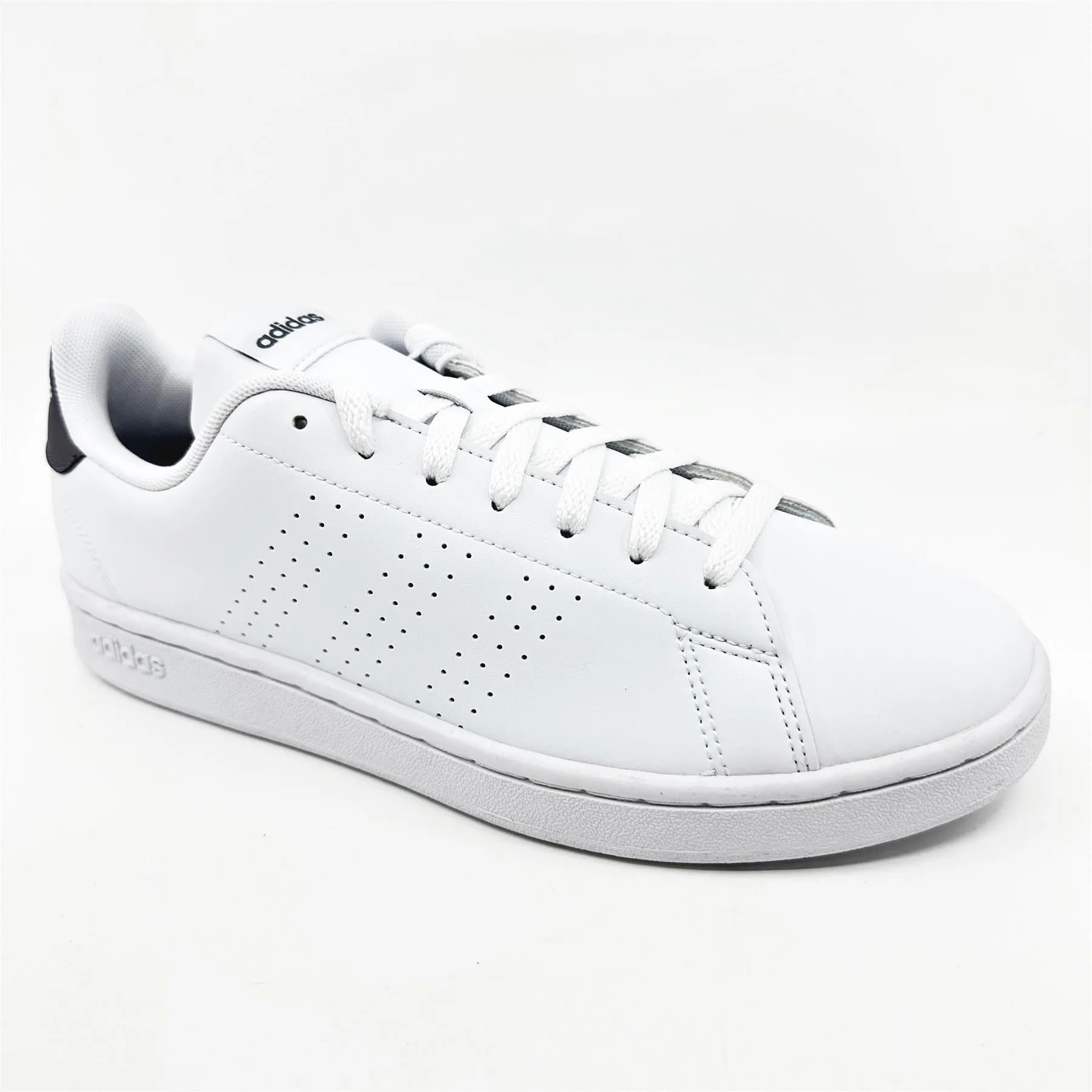Adidas Advantage Cloud White Trace Grey Mens Athletic Sneakers