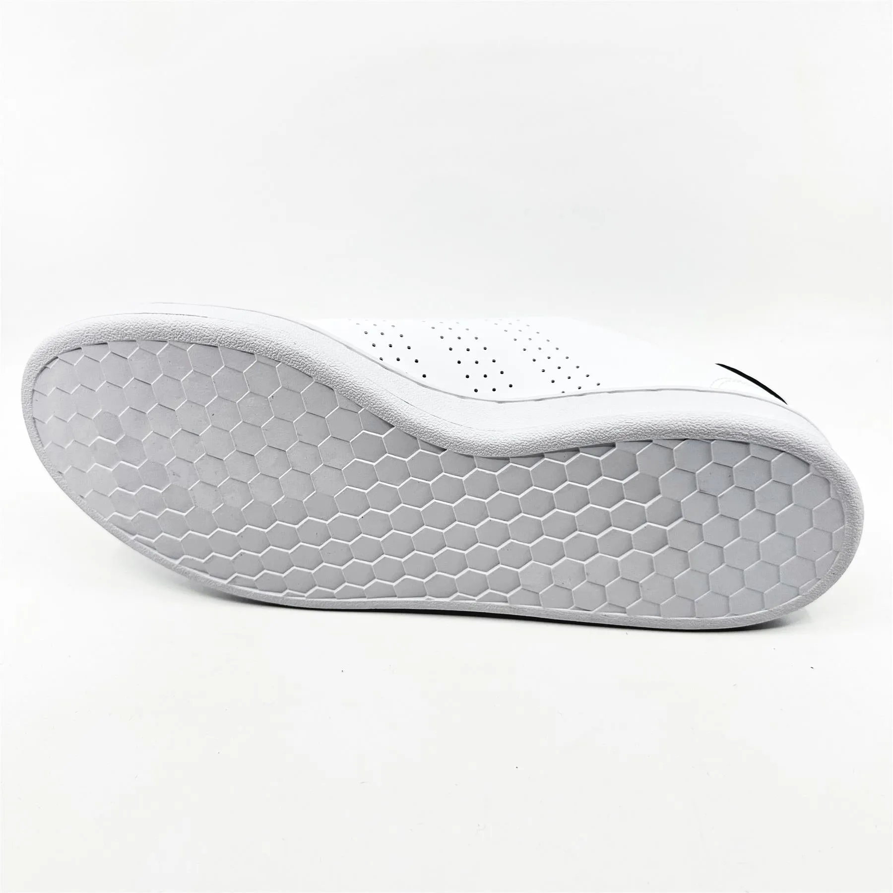 Adidas Advantage Cloud White Trace Grey Mens Athletic Sneakers