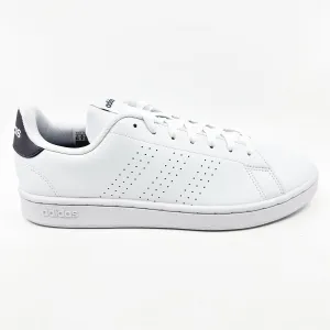 Adidas Advantage Cloud White Trace Grey Mens Athletic Sneakers