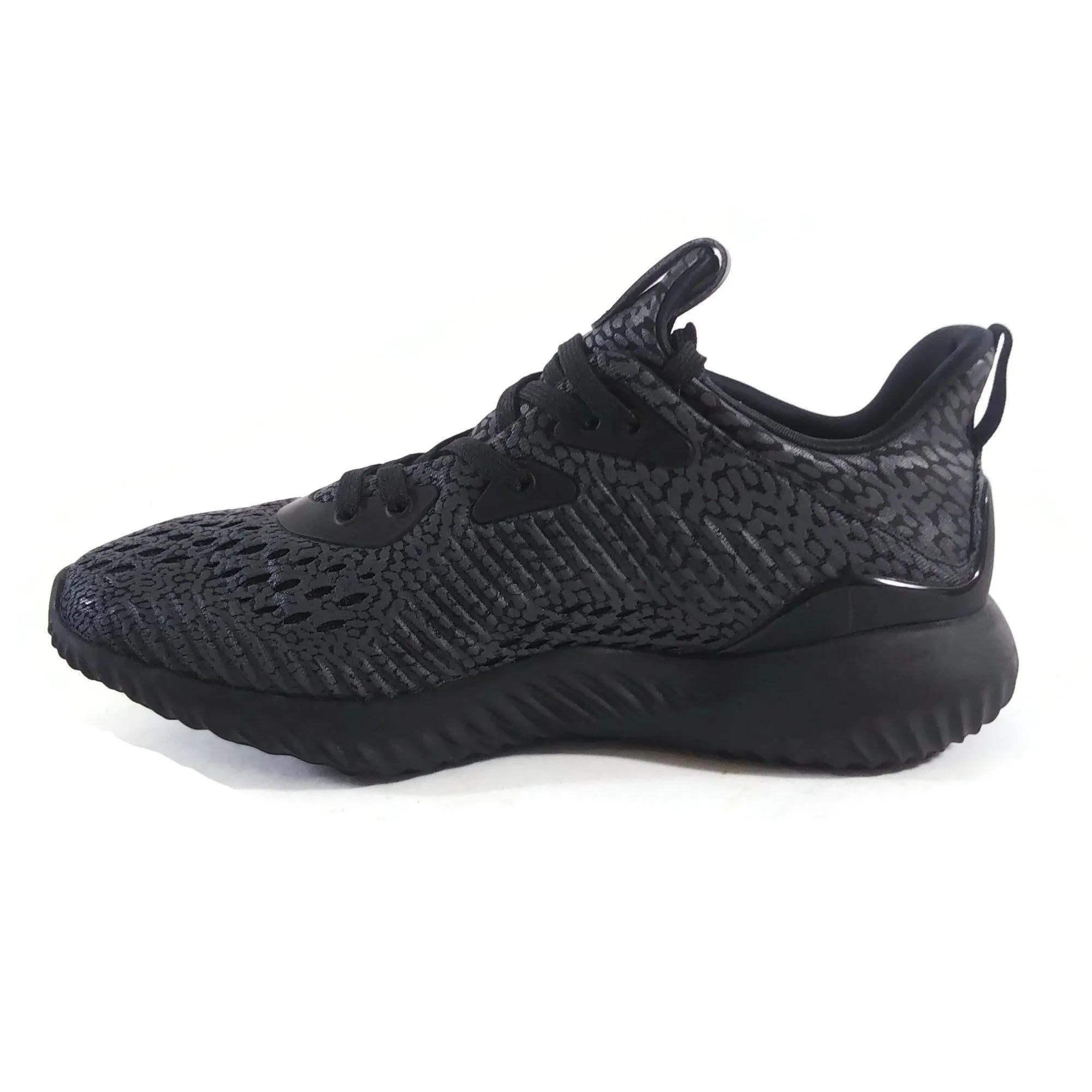 Adidas Alphabounce AMS Kids Youth Comfort Walking Shoes Sneakers Black US 4 Teen