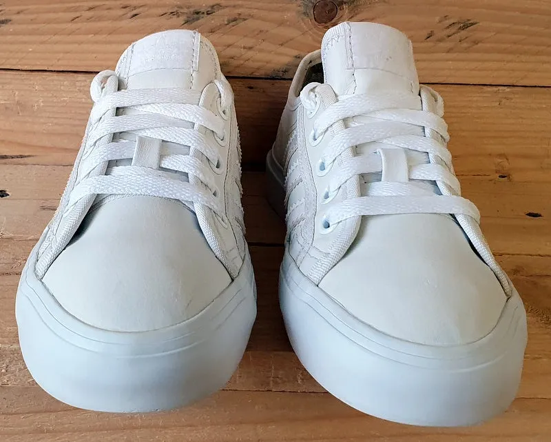 Adidas Classic Nizza Low Leather Trainers UK3/US3.5/EU35.5 B25292 White