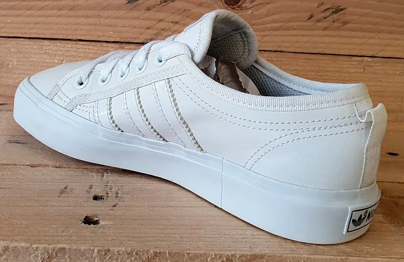 Adidas Classic Nizza Low Leather Trainers UK3/US3.5/EU35.5 B25292 White