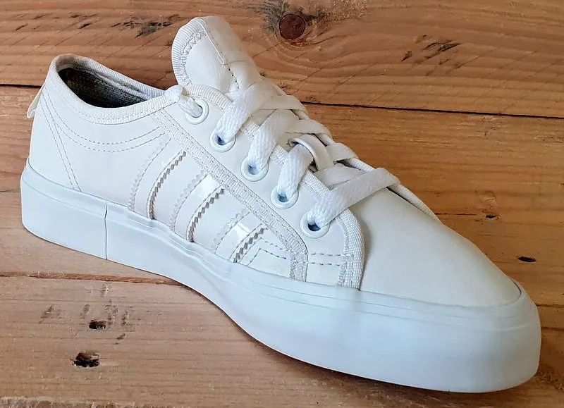 Adidas Classic Nizza Low Leather Trainers UK3/US3.5/EU35.5 B25292 White