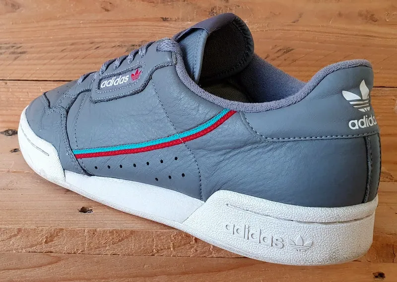 Adidas Continental 80 Low Leather Trainers UK10/US10.5/EU44.5 B41671 Grey
