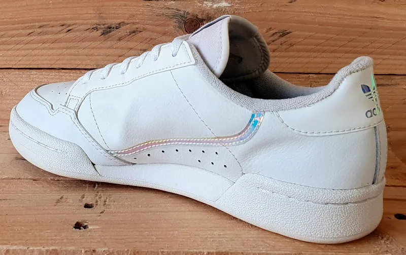 Adidas Continental 80 Low Leather Trainers UK5.5/US6/EU38.5 EE6471 White