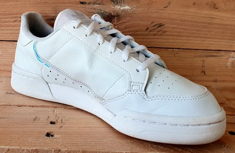 Adidas Continental 80 Low Leather Trainers UK5.5/US6/EU38.5 EE6471 White