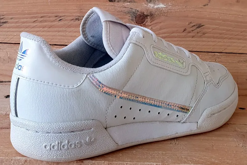 Adidas Continental 80 Low Leather Trainers UK5.5/US6/EU38.5 EE6471 White