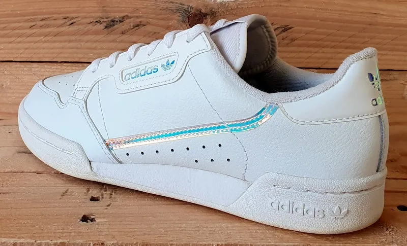 Adidas Continental 80 Low Leather Trainers UK5.5/US6/EU38.5 EE6471 White