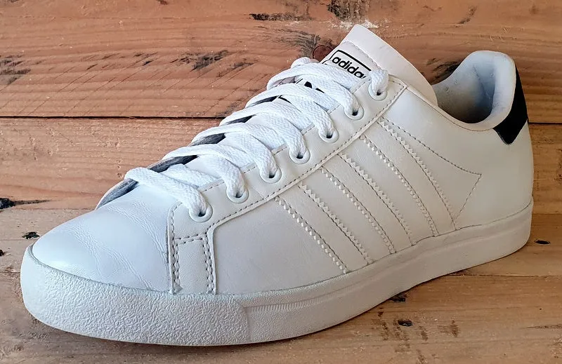 Adidas Court Star Low Leather Trainers UK7/US7.5/EU40.5 V24555 White/Black