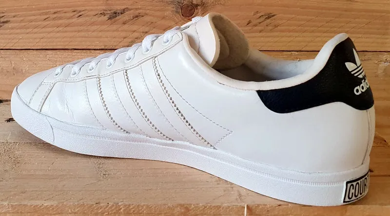 Adidas Court Star Low Leather Trainers UK7/US7.5/EU40.5 V24555 White/Black