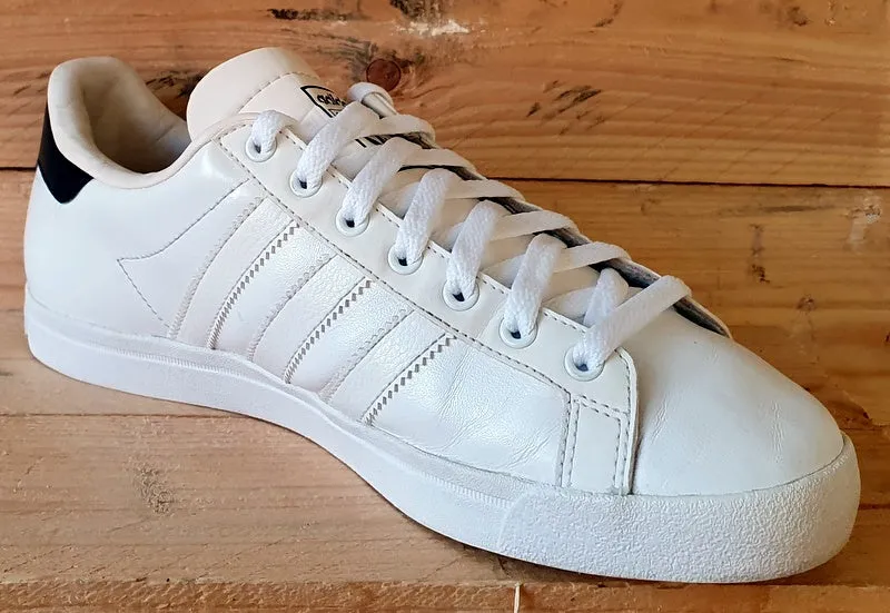 Adidas Court Star Low Leather Trainers UK7/US7.5/EU40.5 V24555 White/Black