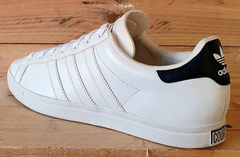 Adidas Court Star Low Leather Trainers UK7/US7.5/EU40.5 V24555 White/Black