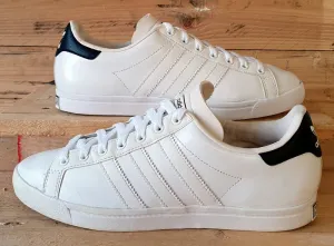 Adidas Court Star Low Leather Trainers UK7/US7.5/EU40.5 V24555 White/Black