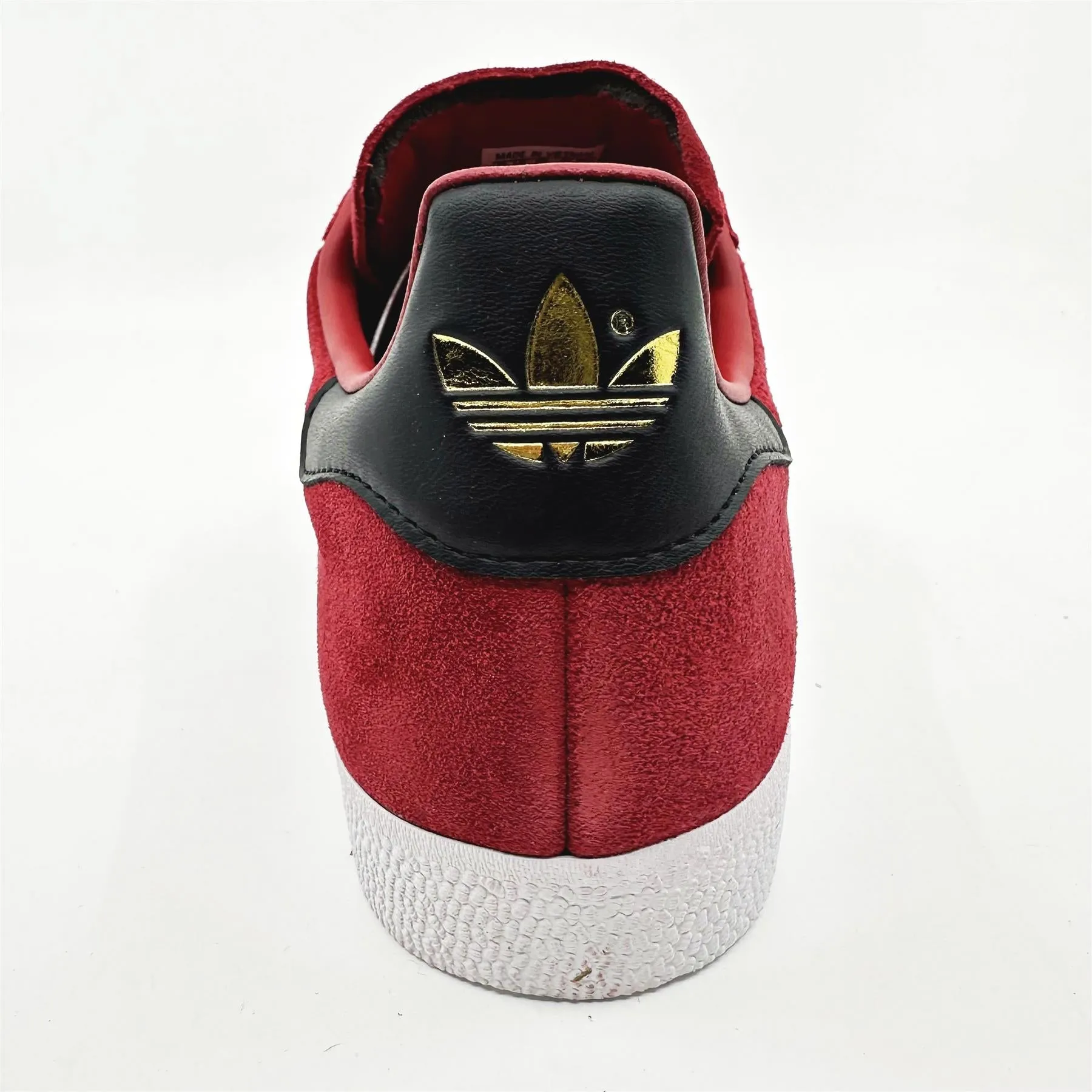 Adidas Gazelle Manchester United Red Black Mens Athletic Sneakers