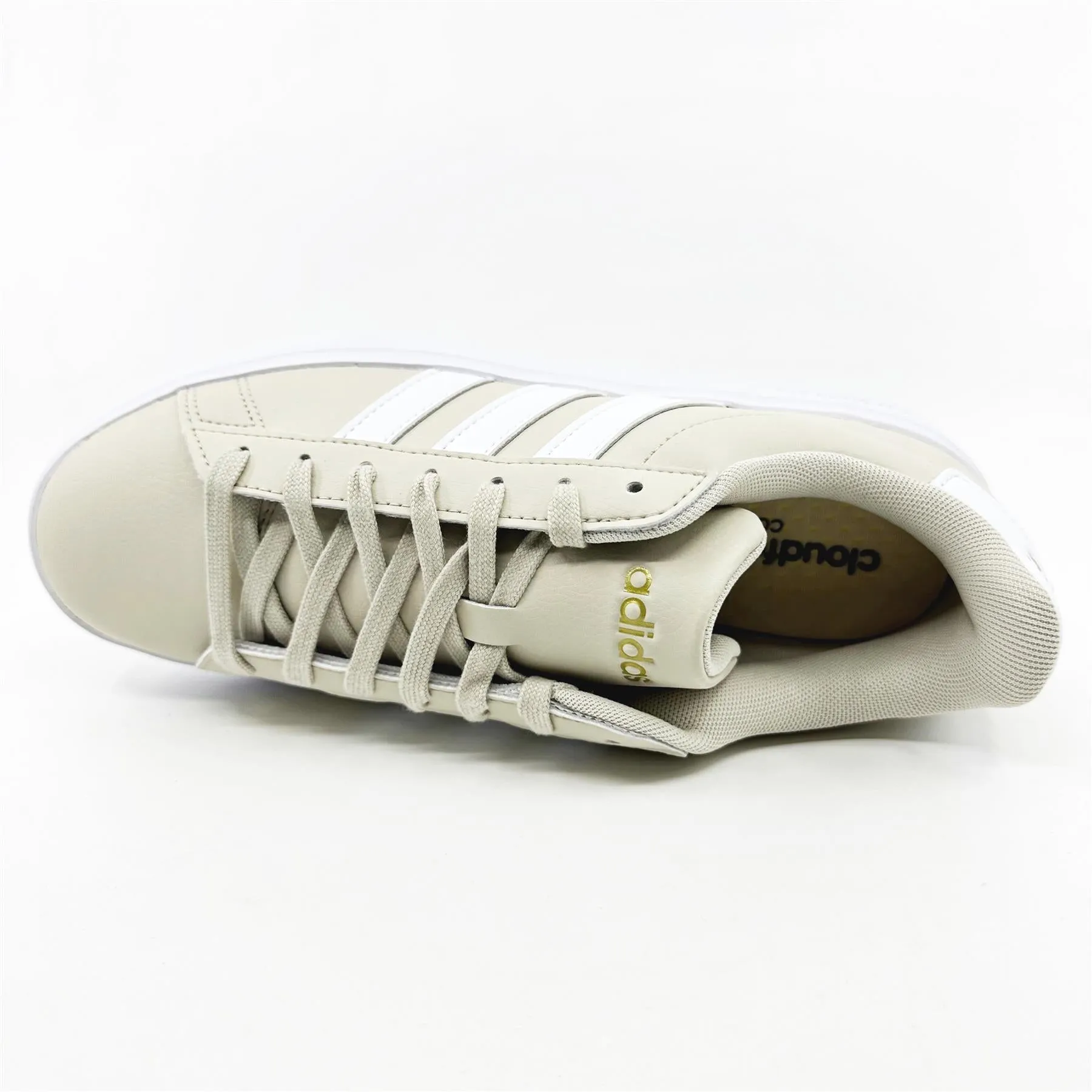 Adidas Grand Court 2.0 Alumina Cloud White Womens Athletic Sneakers