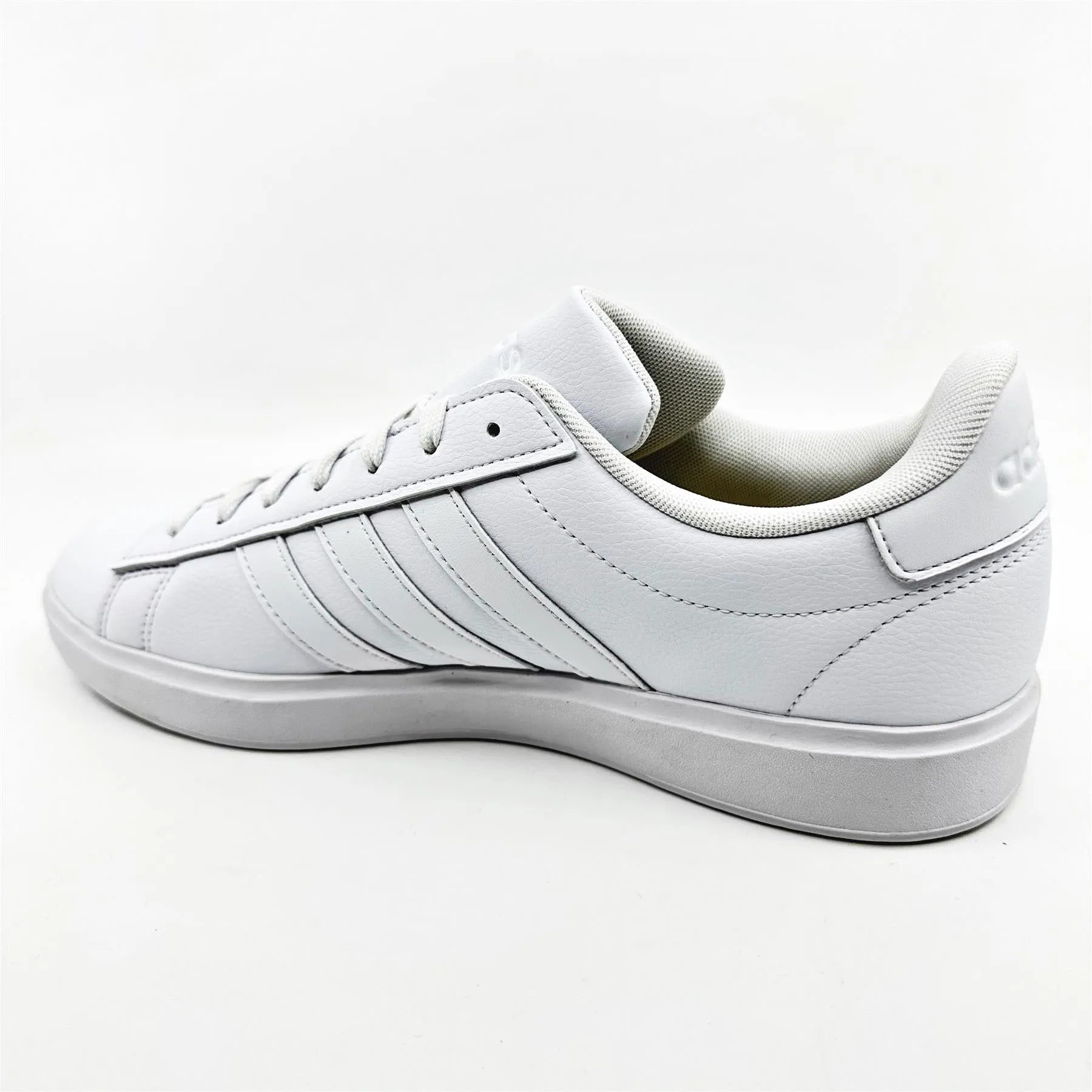 Adidas Grand Court 2.0 Cloud White Ecru Tint Mens Athletic Sneakers