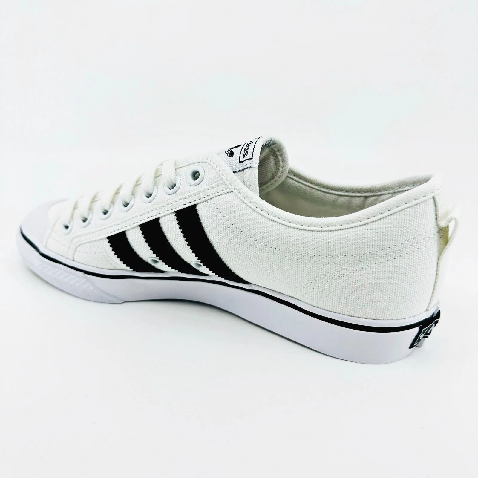 Adidas Nizza White Black Mens Originals Skateboarding Sneakers CQ2333