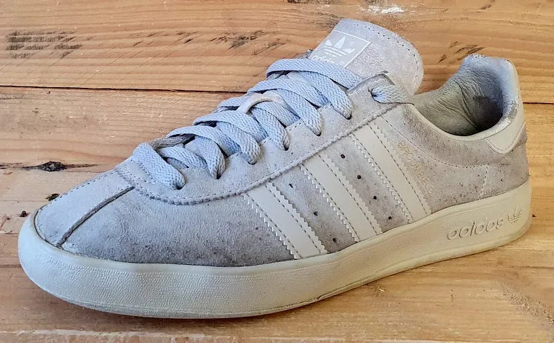 Adidas Original Broomfield Low Suede Trainers UK7/US7.5/EU40.5 EE5711 Raw White