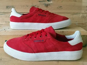 Adidas Originals 3MC Low Suede Trainers UK5/US5.5/EU38 EE6085 Red/White