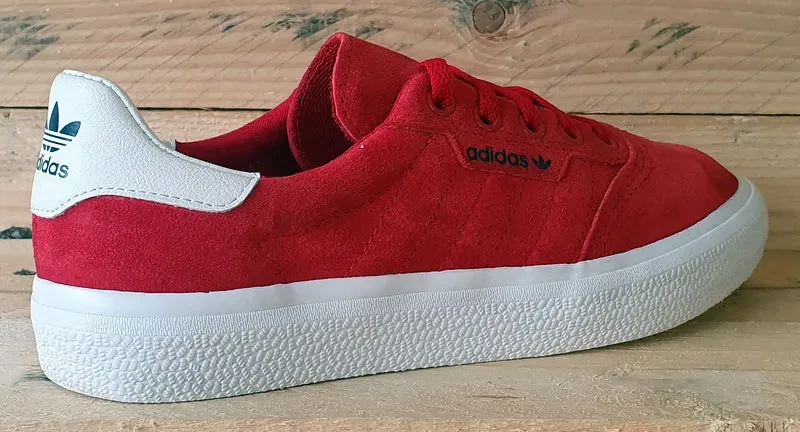 Adidas Originals 3MC Low Suede Trainers UK5/US5.5/EU38 EE6085 Red/White