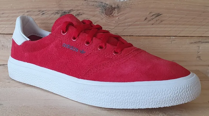 Adidas Originals 3MC Low Suede Trainers UK5/US5.5/EU38 EE6085 Red/White