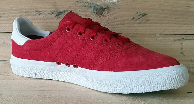 Adidas Originals 3MC Low Suede Trainers UK5/US5.5/EU38 EE6085 Red/White