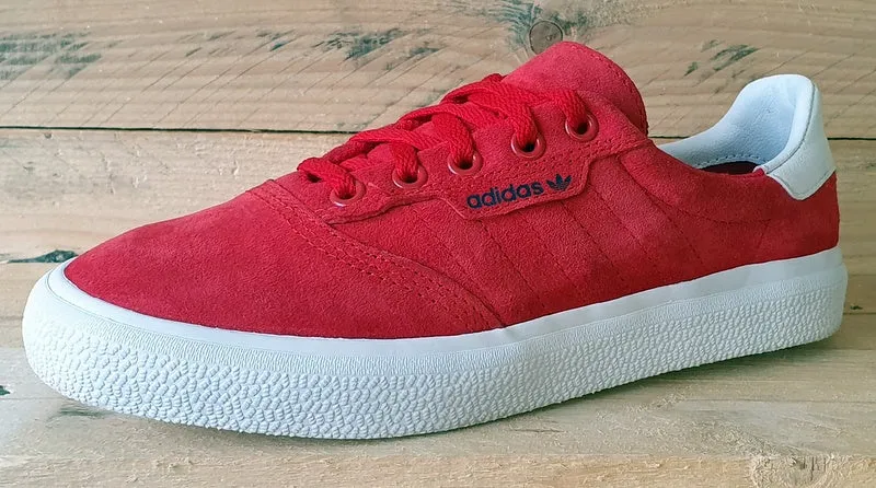 Adidas Originals 3MC Low Suede Trainers UK5/US5.5/EU38 EE6085 Red/White
