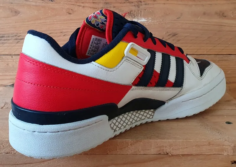 Adidas Originals Forum Leather Trainers UK10.5/US11/EU45 GZ9112 Legend Ink Red
