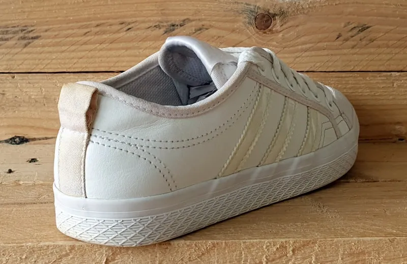 Adidas Originals Honey Low Leather Trainers UK4/US5.5/EU36.5 BB0890 Triple White