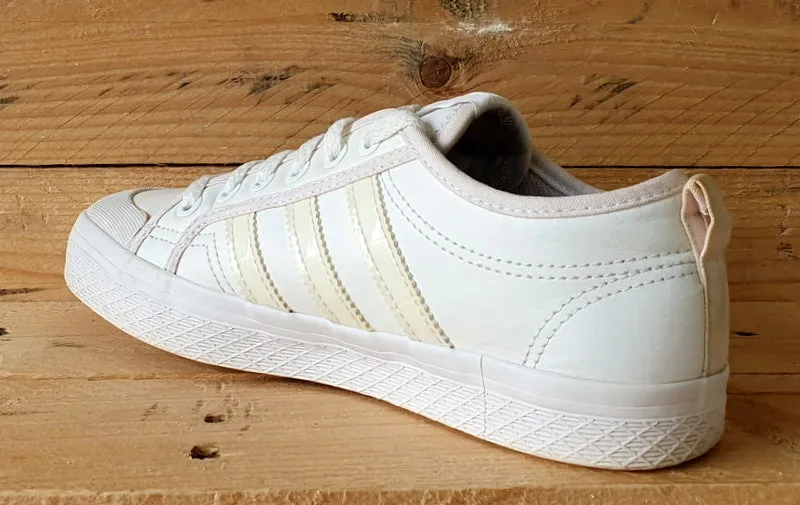 Adidas Originals Honey Low Leather Trainers UK4/US5.5/EU36.5 BB0890 Triple White