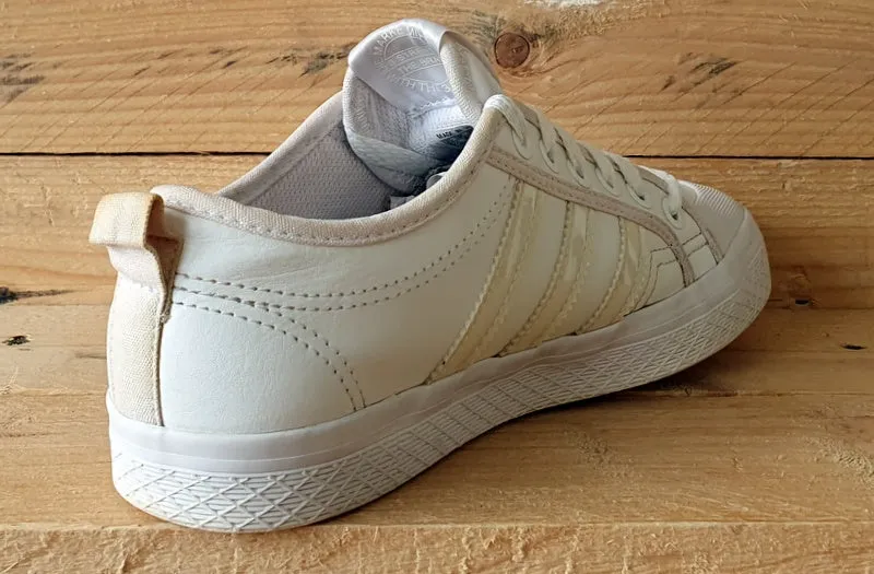 Adidas Originals Honey Low Leather Trainers UK4/US5.5/EU36.5 BB0890 Triple White