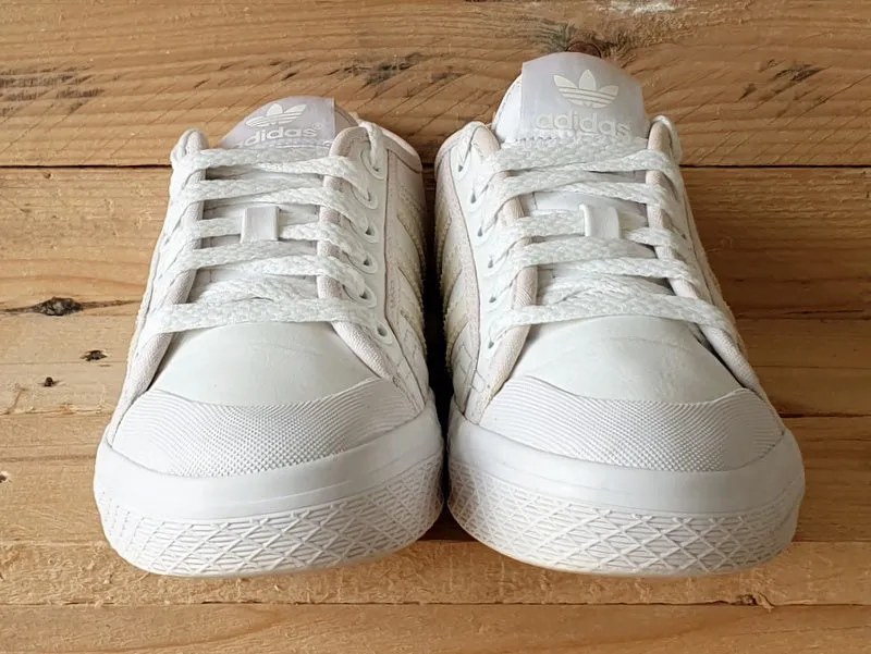Adidas Originals Honey Low Leather Trainers UK4/US5.5/EU36.5 BB0890 Triple White