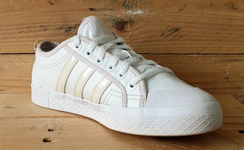 Adidas Originals Honey Low Leather Trainers UK4/US5.5/EU36.5 BB0890 Triple White