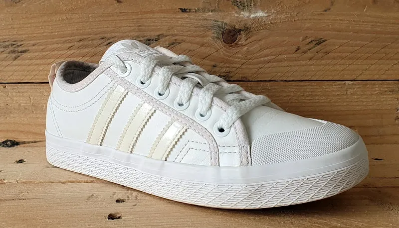 Adidas Originals Honey Low Leather Trainers UK4/US5.5/EU36.5 BB0890 Triple White