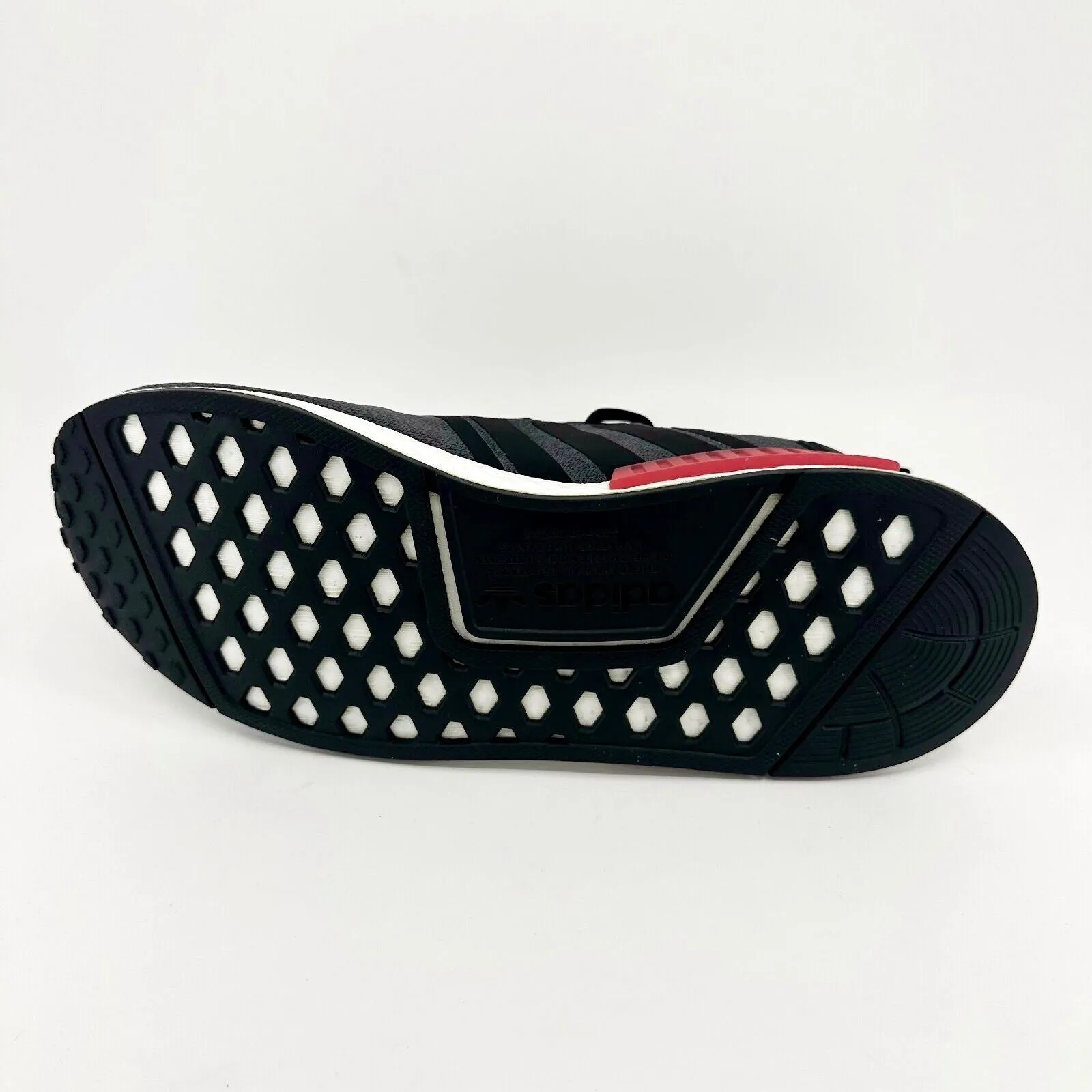 Adidas Originals NMD R1 Core Black Blue Red Mens Running Sneakers HQ4452