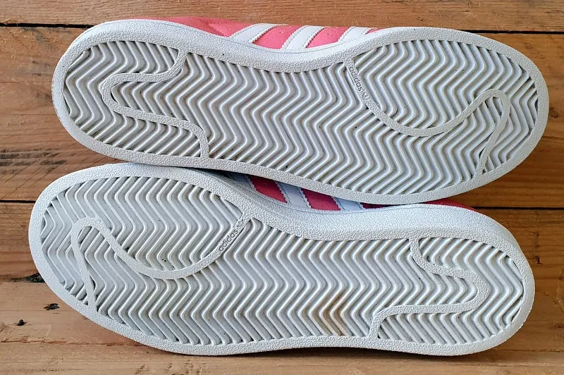 Adidas Originals Superstar Low Leather Trainers UK5/US5.5/EU38 DB1246 Pink/White