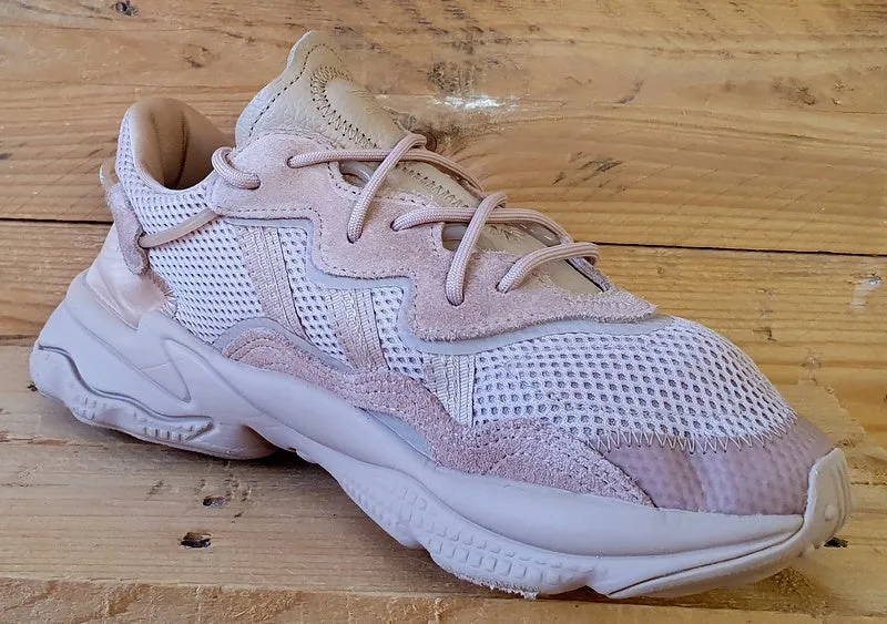 Adidas Ozweego Low Textile/Suede Trainers UK6.5/US7/EU40 FY2024 Ash Pearl