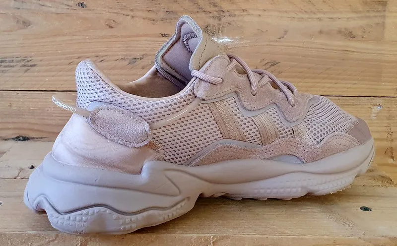 Adidas Ozweego Low Textile/Suede Trainers UK6.5/US7/EU40 FY2024 Ash Pearl