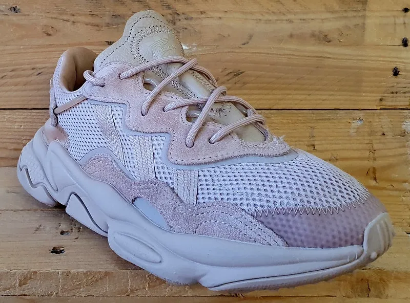 Adidas Ozweego Low Textile/Suede Trainers UK6.5/US7/EU40 FY2024 Ash Pearl