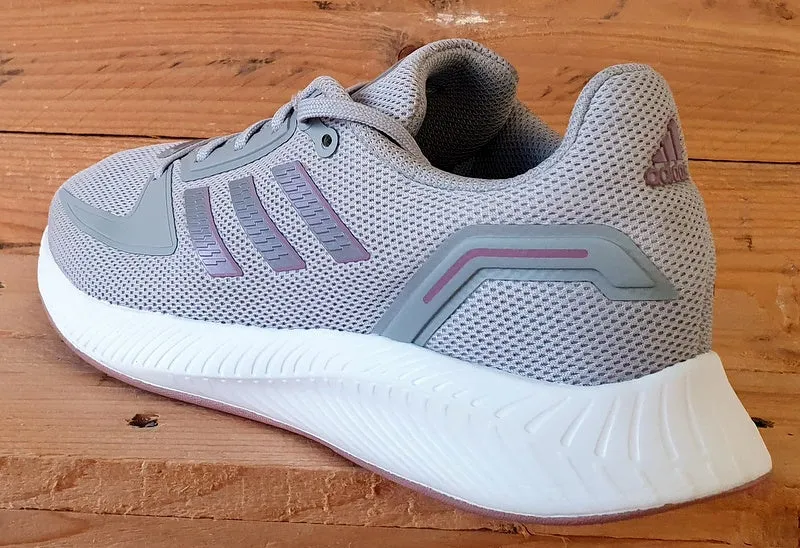 Adidas Runfalcon 2.0 Low Textile Trainers UK7/US8.5/EU40.5 GV9570 Grey/White