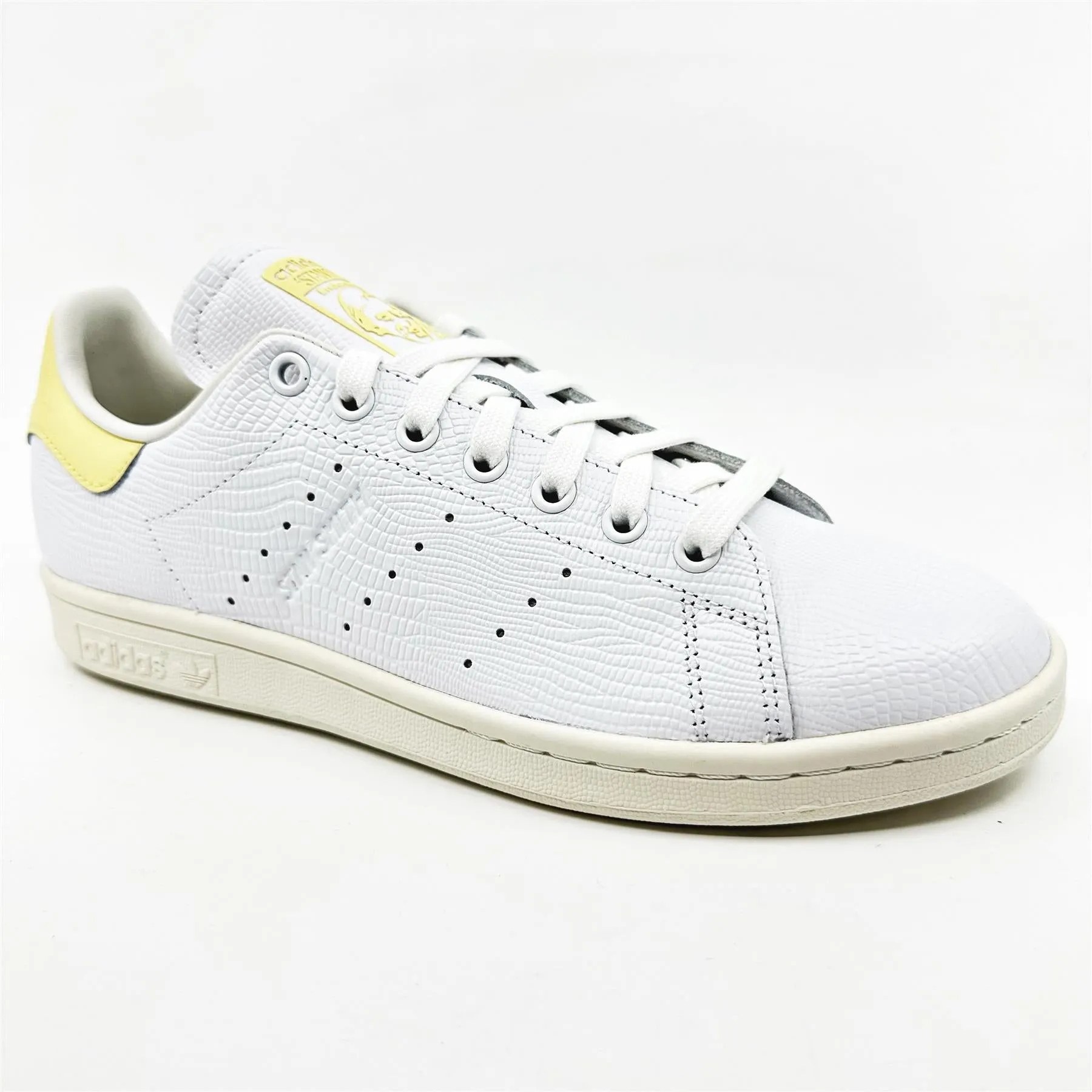 Adidas Stan Smith Cloud White Almost Yellow Womens Size 9.5 Athletic Sneakers