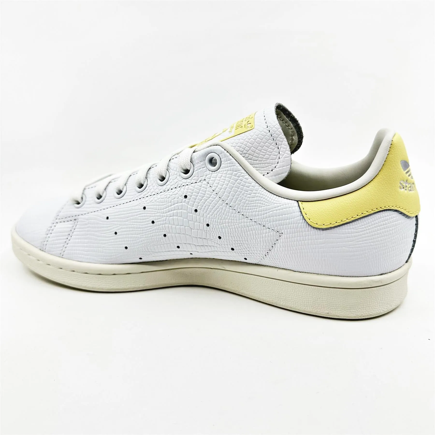Adidas Stan Smith Cloud White Almost Yellow Womens Size 9.5 Athletic Sneakers