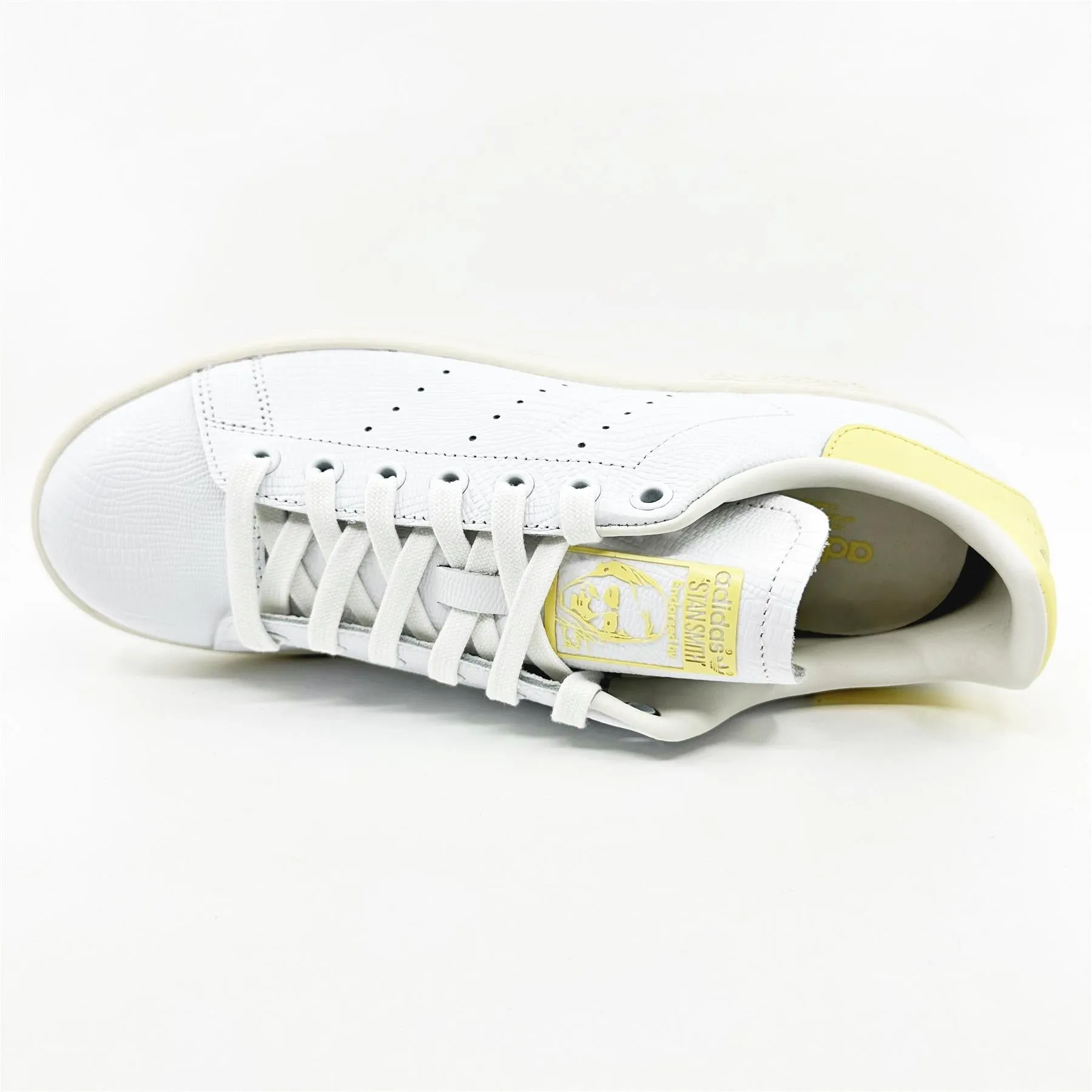 Adidas Stan Smith Cloud White Almost Yellow Womens Size 9.5 Athletic Sneakers