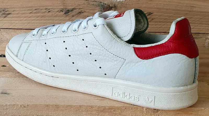 Adidas Stan Smith Low Leather Trainers UK10/US10.5/EU44.5 B37898 White/Red