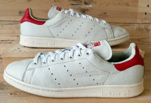 Adidas Stan Smith Low Leather Trainers UK10/US10.5/EU44.5 B37898 White/Red