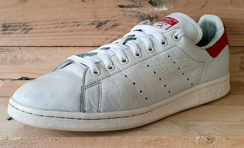Adidas Stan Smith Low Leather Trainers UK10/US10.5/EU44.5 B37898 White/Red