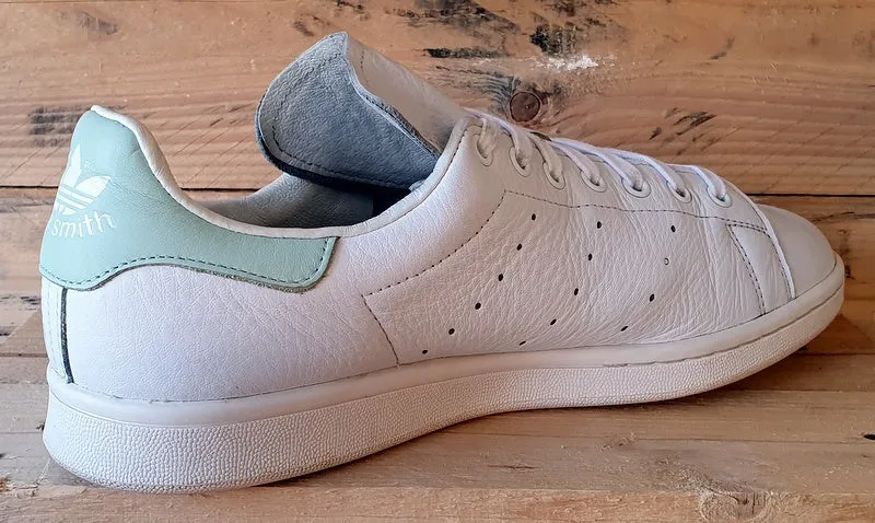 Adidas Stan Smith Low Leather Trainers UK11/US11.5/EU46 EF9289 White Linen Green