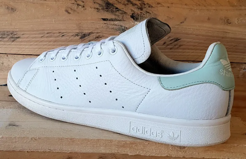 Adidas Stan Smith Low Leather Trainers UK11/US11.5/EU46 EF9289 White Linen Green